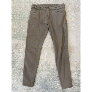 Kuhl Revolt Mens Medium 36x34 Khaki Stretch Chino Hiking Mountain Pants